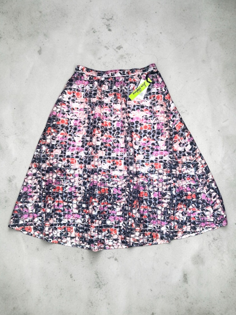 Floral Multicolor A-Line Women's Skirt - Picture 6 of 9